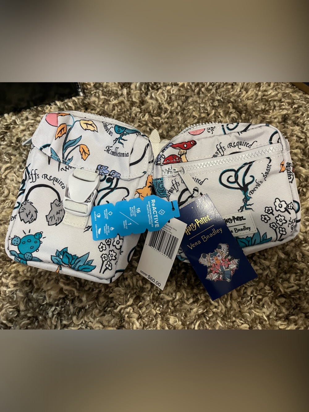Vera Bradley Harry Potter ReActive Belt Bag Sling